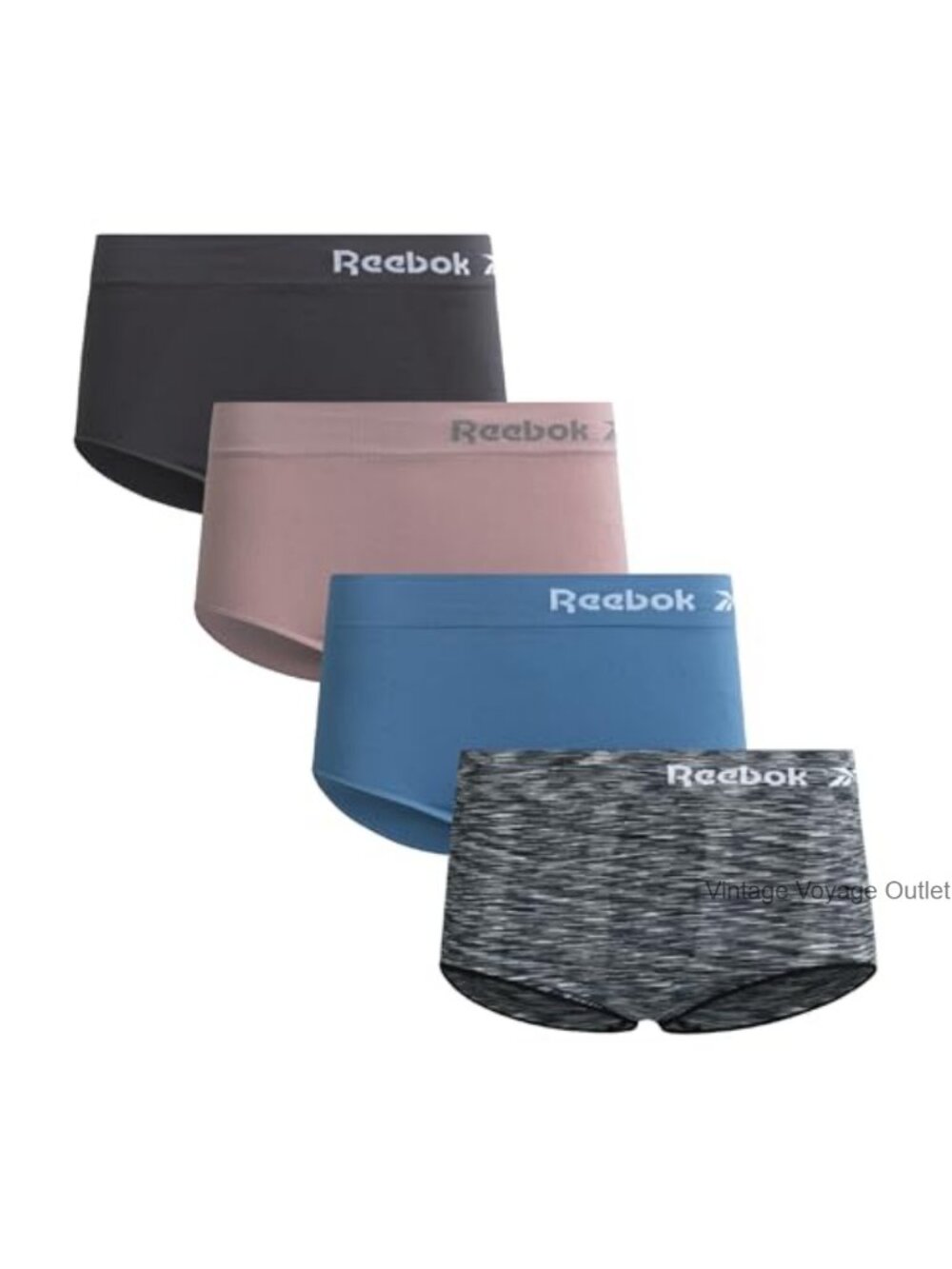 Seamless High Cut Briefs 4 Pack Stretch Nylon Spandex